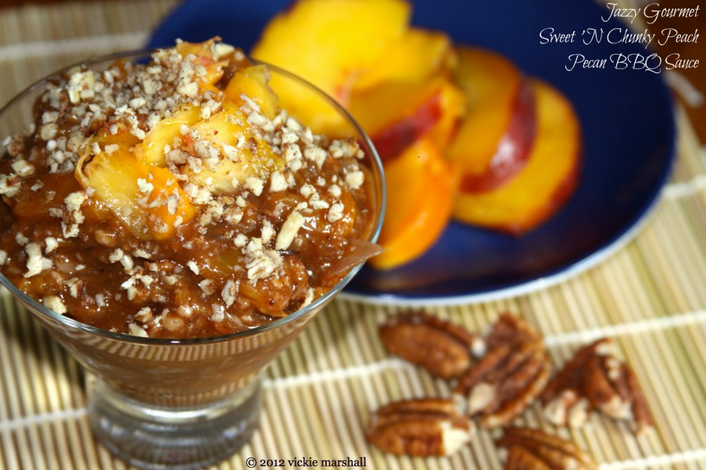 Sweet 'N Chunky Peach Pecan BBQ Sauce