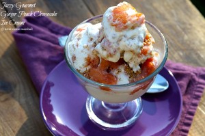 Ginger Peach Ice Cream