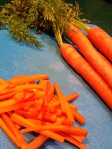julienned carrot