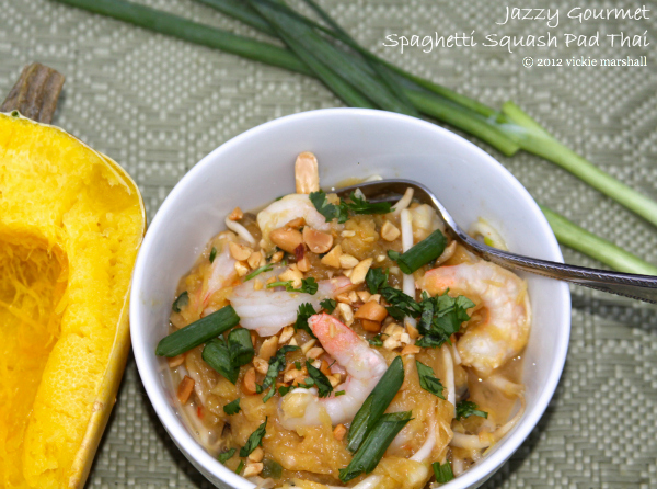 Spaghetti Squash Pad Thai by Jazzy Gourmet