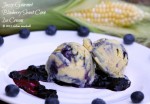 Blueberry Sweet Corn Ice Cream
