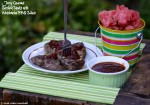 Grilled Steaks with Watermelon BBQ Sauce
