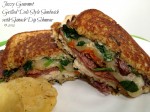Grilled Deli-Style Sandwich with Spinach Dip Schmear by Jazzy Gourmet