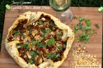 Garlicky Thai Chicken Pizza by Jazzy Gourmet